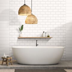 Ege Seramik 10x20 Metro Beyaz -100X200MET01