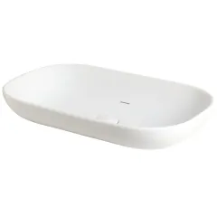 SMANNİ ALYA MAT BEYAZ 65x41 cm TEZGAH ÜSTÜ LAVABO