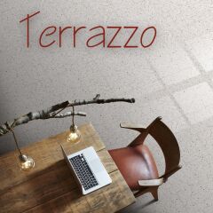EGE SERAMİK 60X60 TERRAZZO BEYAZ ASG R10 REKTİFİYE - 600X600TRZ11REK