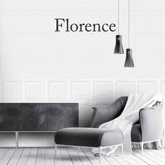 EGE SERAMİK 33X99 FLORENCE BEYAZ DEKOR REKTIFIYE - 330X990FLR01REK
